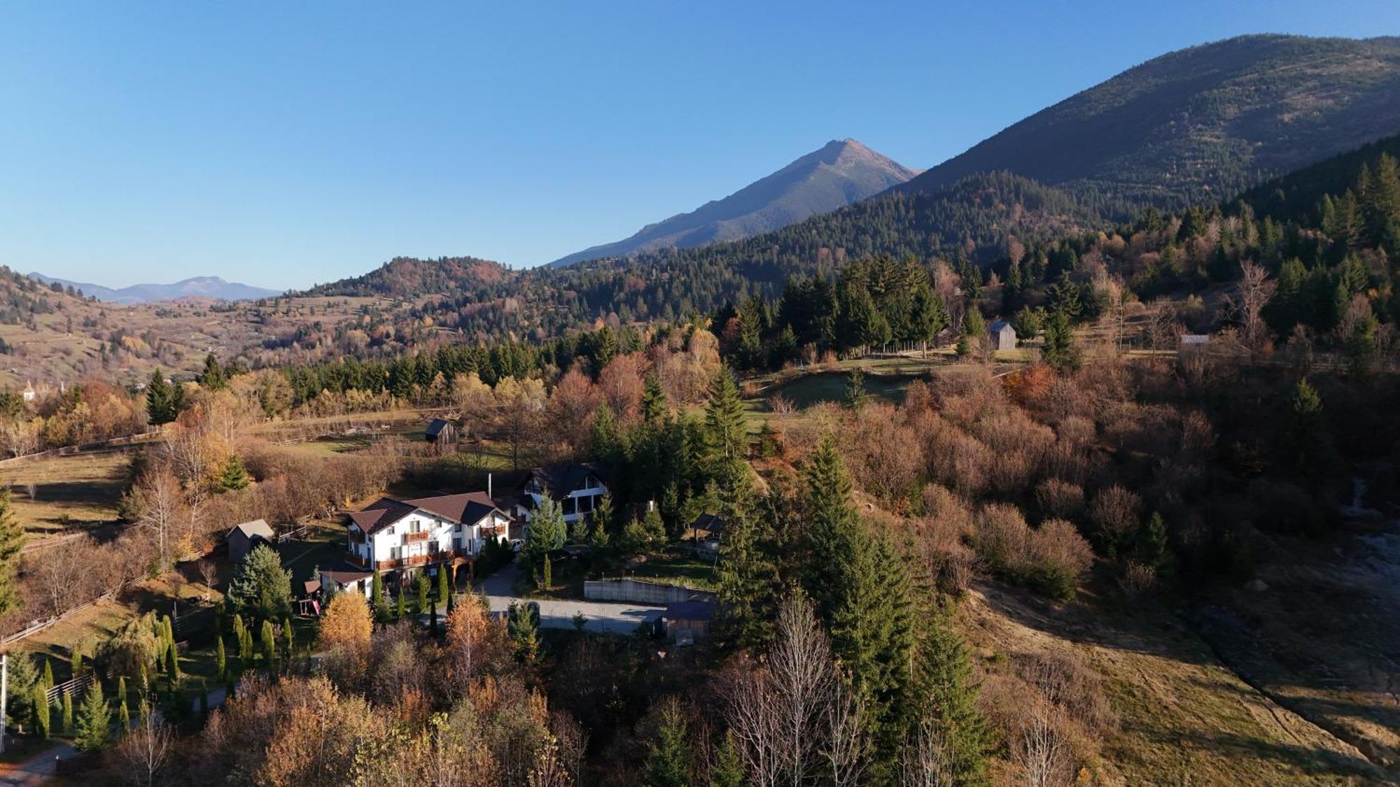 Hotel Alpina Panoramic Moisei Esterno foto