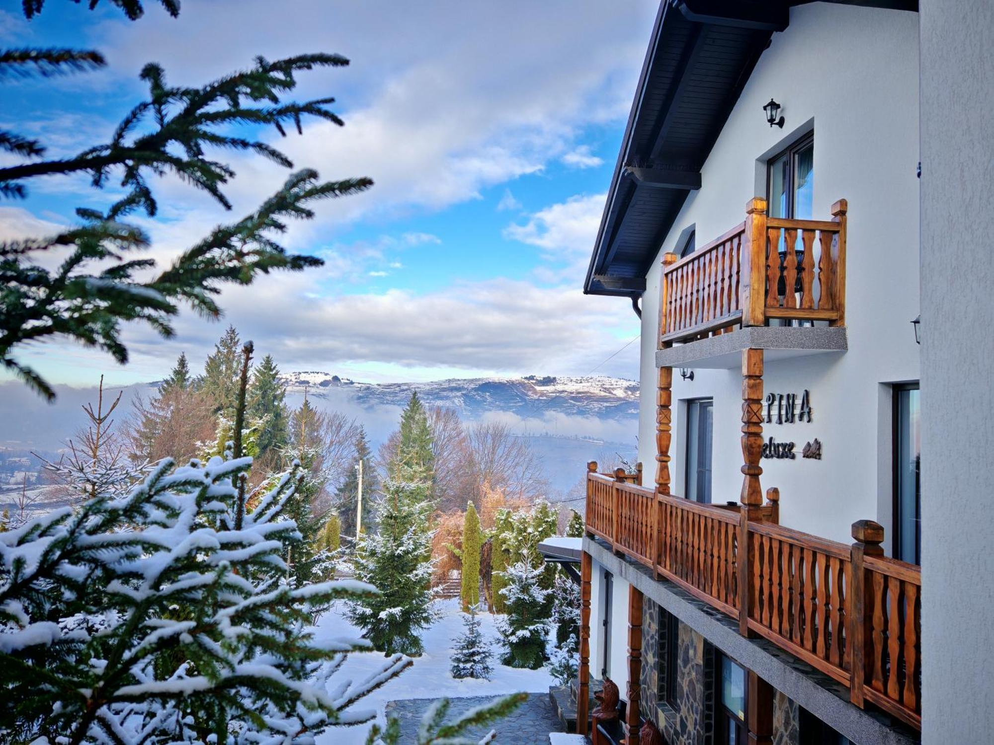 Hotel Alpina Panoramic Moisei Esterno foto